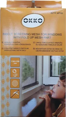 Produktbild von Fliegengitter für Fenster 130x150cm Insektenschutz Mücken Fliegen Mückenschutz