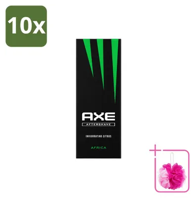 Productafbeelding van 10 x Axe Aftershave Africa - 100 ml - Voordeelverpakking - 10 stuks