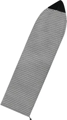 Produktbild von Kordelzug-Verschluss, Surfbrett-Sockenhülle, Weiche Surfbrett-Schutzhülle, Paddleboard-Surfbrett-Aufbewahrungstasche(Schwarz,180x50cm)