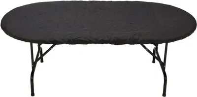 Produktbild von Pokertisch Abdeckung, gepolstert, 215 x 105 cm, schwarz, mit Becherhaltern für Spielabende