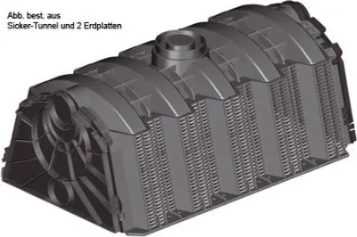 Produktbild von Sicker-Tunnel Set LKW befahrbar 2.400 Liter GRAF 410122
