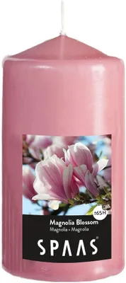 Immagine prodotto di Candela cilindrica profumata, 80/150 mm, circa 65 ore - Magnolia