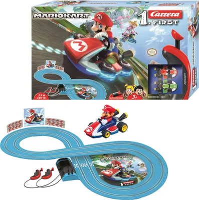 Immagine prodotto di Carrera Prima pista Mario Kart - Mario contro Yoshi