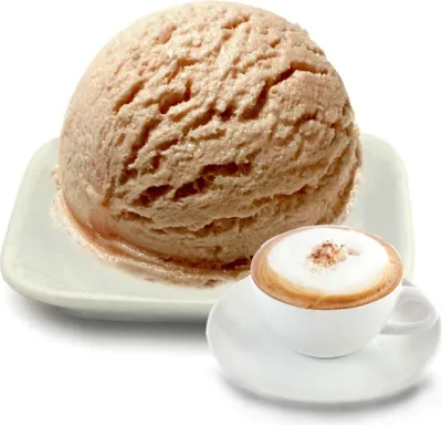 Produktbild von Joghurt Cappuccino Low Carb Eis Pulver Vegan Zucker-, laktosefrei 10 kg