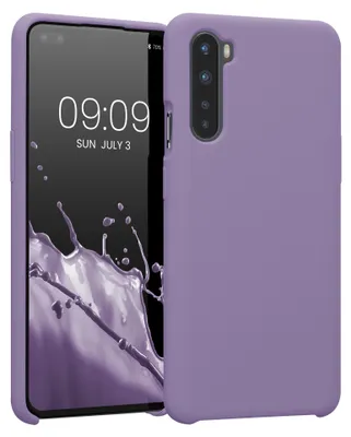 Produktbild von kwmobile Handyhülle für OnePlus Nord Hülle - Case Silikon - Kabelloses Laden - Schutzhülle Cover in Veilchen Lila
