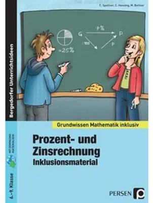 Immagine prodotto di Prozent- und Zinsrechnung - Inklusionsmaterial