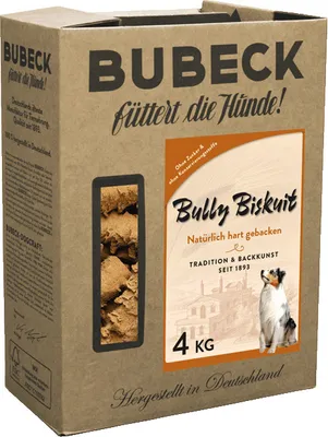 Produktbild von Hundekuchen von Bubeck mit Geflügel & Rind Bully Biskuit