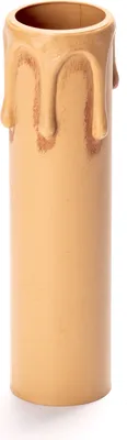 Obrázek produktu pro Objímka na svíčku s kapkou pro lustr E14 Objímka na svíčku z kartonu ø26mm D115mm Antique