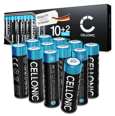 Zdjęcie produktu dla Baterie alkaliczne CELLONIC AA, przeznaczone do pilotów, zabawek - 12 sztuk