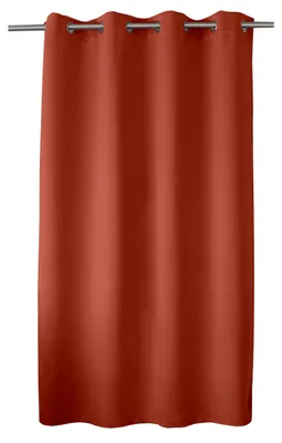 Verdunkelungsvorhang, terrakotta-rot, 140x180 cm, 100% Polyester