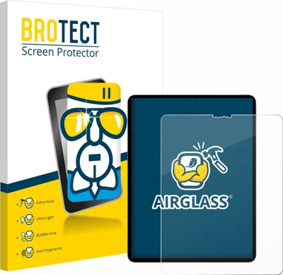Produktbild von BROTECT Schutzglas für Apple iPad Pro 12.9" 2022 (6. Gen.) Schutzfolie Panzer Folie Glas Display Schutz klar