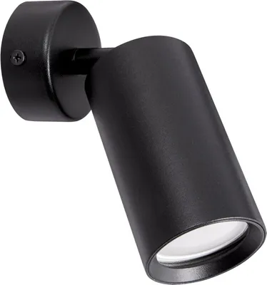 Produktbild von Spot Lampe Wand Metall GU10 verstellbar Schwarz Wandleuchte