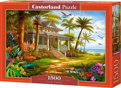 Produktbild von CASTORLAND Puzzle Palmový dů m 1500 dílků
