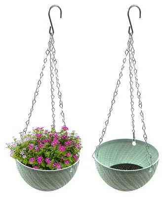 Productafbeelding van Hangpotten, decoratieve vaas, 2 stuks, diameter 15 cm
