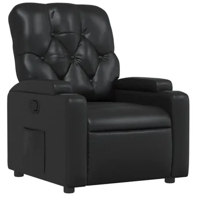 Produktbild von vidaXL Relaxsessel Schwarz Kunstleder
