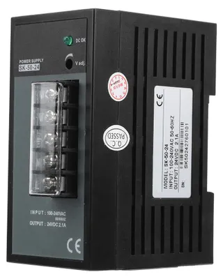 Zdjęcie produktu dla Zasilacz szynowy DIN SK5024 Mini-źródło przełączające AC100-240V