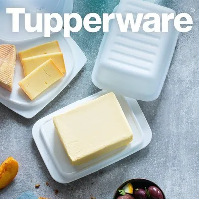Produktbild von Tupperware Butter Treasure weiß C21 Kühlschrank Butter Treasure Behälter
