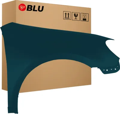 Image de BLU Aile Compatible avec VW Volkswagen GOLF VI 6 KOMBI LC5F Droite Blau GraphitBlau | 2008-2016 | Avant | Peint| Prêt à Monter | Acier