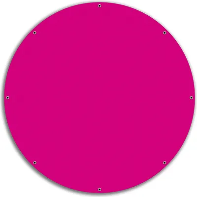 Produktbild von Wallario rundes Outdoor-Poster für Garten oder Balkon, Motiv Pink, 60 cm Durchmesser