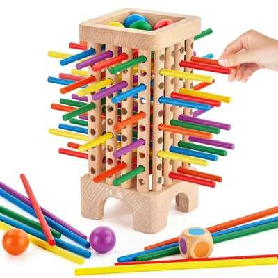 Produktbild von Montessori Holzspielbrett - Lernspielzeug für alle Altersgruppen