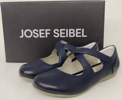 Produktbild von Josef Seibel Damen Ballerina Fiona 72 dunkelblau, Kreuzband mit Klettverschluss 36