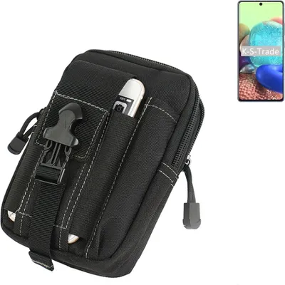 Produktbild von K-S-Trade Gürtel Tasche kompatibel mit Oppo A72 5G Gürteltasche Holster Schutz Hülle Handy Hülle Smartphone outdoor Handy-Hülle schwarz