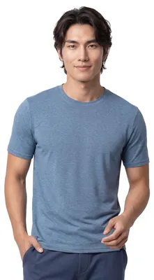 Produktbild von Skechers Go Dri All Day Tee TS107-BLGY, T-Shirt, Herren, Blau