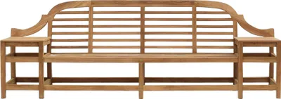 Produktbild von Teako Design Gartenbank Rosario Teakholz mit 2 Tischen 210cm Massiv