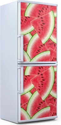 Produktbild von Kühlschrankdekoration 70x180 cm Aufkleber auf dem Kühlschrank - Muster mit Wassermelone