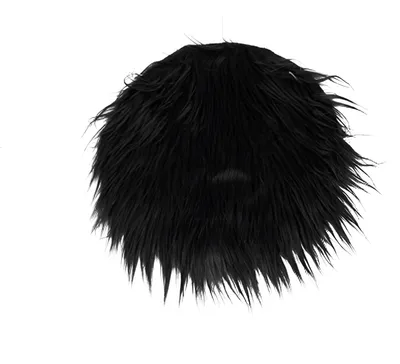 Obrázek produktu pro Lex Podsedák z umělé kožešiny 30 cm černý