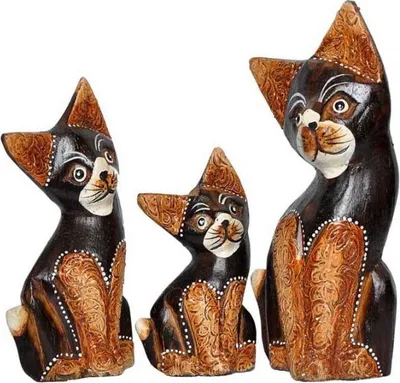 Produktbild von Katze Mika, 20, 25, 30cm, 3-er Set