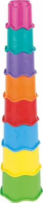 Immagine prodotto di Torre impilabile a colori, 8 pezzi.