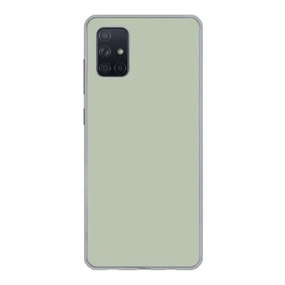 Produktbild von MuchoWow® Handyhülle Schutzhülle Hülle für Samsung Galaxy A71 Farbe - Mintgrün - Innenausstattung Silikon Softcase Handy Hülle - Kartenbesitzer