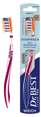 Image de Brosse à dents rafraîchissante Dr. Best, souple, 1 pièce