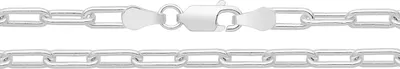 Produktbild von 925 Sterling Silber Paperclip Damen - Armband - 18cm*3mm; TRS36584