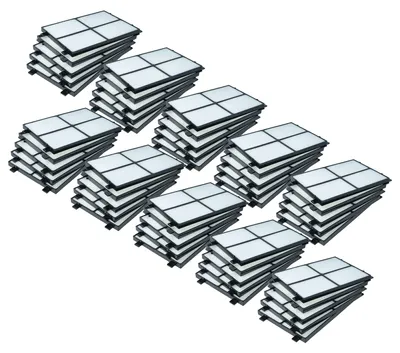 Produktbild von vhbw 50x Luftfilter ISO Coarse 45% Ersatz für Zehnder 990320575, 990320573 für Lüfter, Ventilator, Lüftungsgerät (Grobstaubfilter)