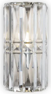 Immagine prodotto di Applique Maytoni Facet con cristalli, a una luce, E14, dimmerabile, cromata