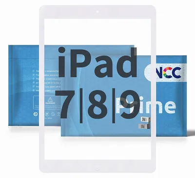 Produktbild von Kompatibel Touchscreen Displayglas Klebestreifen Weiß für Apple iPad 7 10.2 2019, für Apple iPad 8 10.2 2020, für Apple iPad 9 10.2 2021 A2603, A2604, & Werkzeug, KI-generiertes Bild