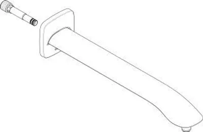 Zdjęcie produktu dla Hansgrohe ramię prysznicowe 387 mm chrom