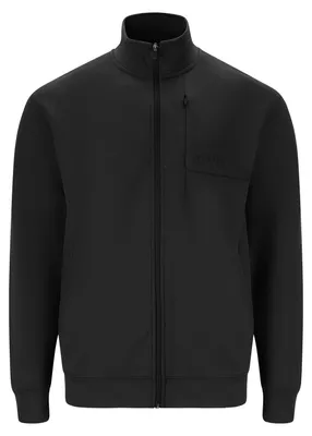 Productafbeelding van VIRTUS Taro heren sweatshirt, zwart, met volledige rits, maat S