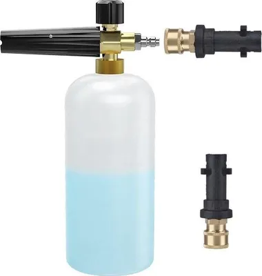 Obrázek produktu pro Pěnový generátor - 1 litr - Nastavitelný - Hadice pro pěnu - Vysokotlaký - Vhodný pro modely Karcher K2, K3, K4, K5, K6, K7 - 3200 PSI