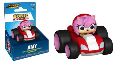 Productafbeelding van Sonic the Hedgehog Super Racers, metalen figuur van Amy Rose, 5 cm