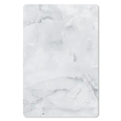 Produktbild von MuchoWow® Mauspad Mousepad Marmor - Weiß - Grau 40x60 cm - Mousepads - Maus Mat - Pad - Mausunterlage - Schreibtisch Accesoire