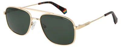 Produktbild von Herrensonnenbrille Polaroid PLD-6235-S-X-56PEFUC Gold ø 56 mm