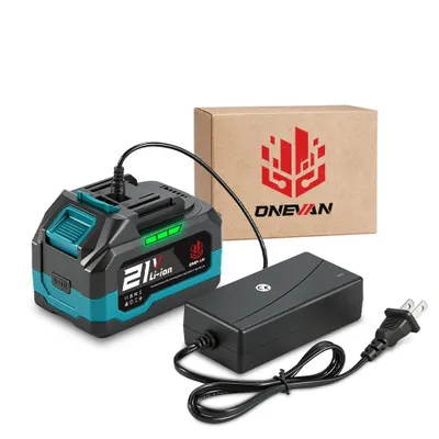 Produktbild von ONEVAN 1x 21V Akku 4.0Ah Batterie kompatibel mit Onevan, intelligente Schutzfunktion, lange Laufzeit für Akkuschrauber & Schlagschrauber
