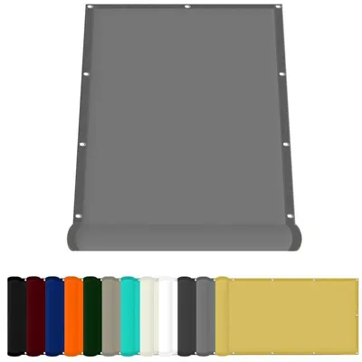 Immagine prodotto di Tenda da sole impermeabile, 160 x 250 cm, grigio chiaro, protezione UV, realizzata in poliestere e dotata di corda, ideale per giardino, terrazza o balcone