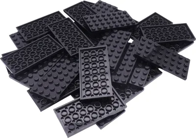 Image de LEGO® 4x8 Plaque de construction Noir - 3035 NOUVEAU ! Quantité 25x