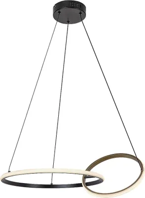 Obrázek produktu pro Rabalux Černo-zlaté závěsné LED svítidlo Emilion 620mm 36W 72296
