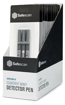 Obrázek produktu pro Detektor padělků SAFESCAN 30 10x3 ks