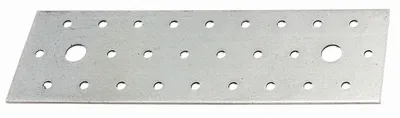 Immagine prodotto di Alberts 847234 Piastra forata, zincata sendzimir, 200 x 60 mm, set di 25 pezzi